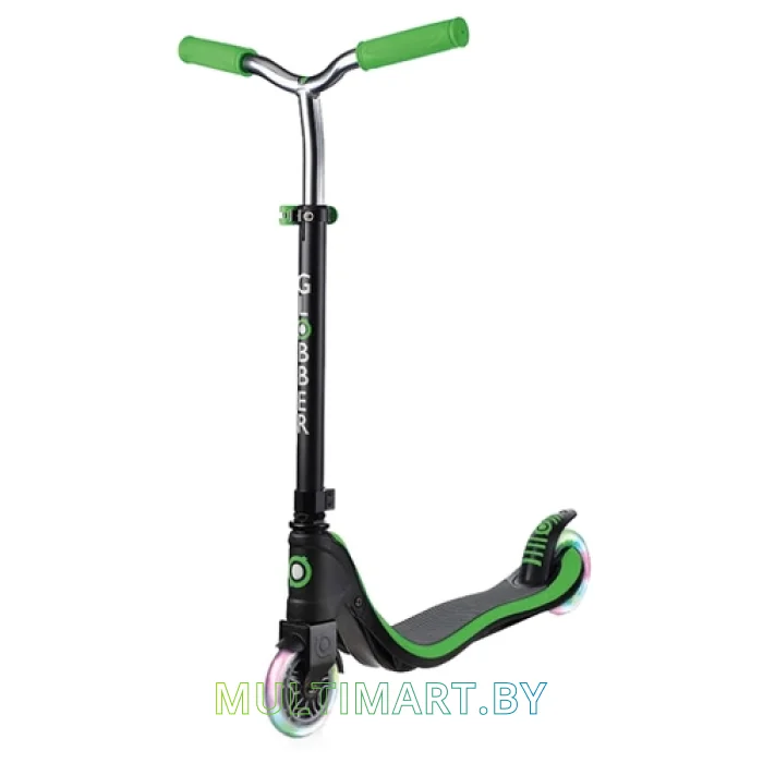 Самокат Globber Flow 125 Lights (зеленый)